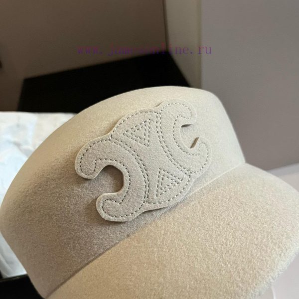 Celine's new wool ducktongue military hat, new style, runway style woolen hat, head circumfer42lanbq - Image 6