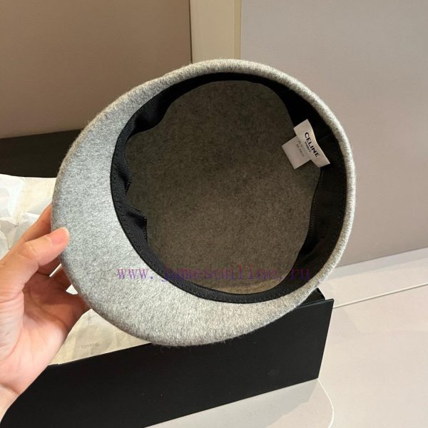 Celine's new wool ducktongue military hat, new style, runway style woolen hat, head circumfem4nmj3o8 - Image 8