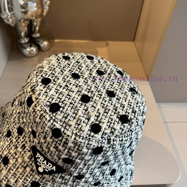 Prada polka dot fisherman hat, wool hat, head circumference 57cmds3r0ds5 - Image 6