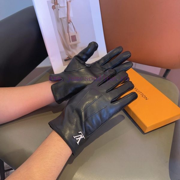 Lv Men's New Product Sheepskin Gloves, Fashionable Gloves, Warm in Autumn and Winter with Veh2ihsu3x - Image 3