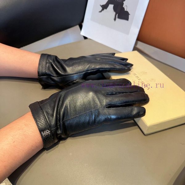 Burberry Men's New Sheepskin Gloves, Fashionable Gloves, Warm in Autumn and Winter with Velvjfv2tyj9