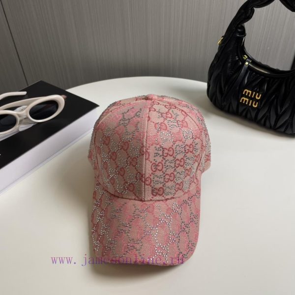 ?GucciGucci Official website shipment, full diamond logo baseball cap, very classic, popularzz9zffdm