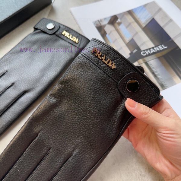 Prada's new sheepskin gloves, fashionable gloves, warm interior for autumn and winter, class6kpi4bpp - Image 7