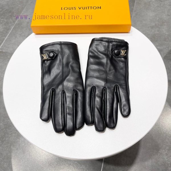 2023 new model debut ‼ Touch screen gloves men's gloves LV Louis Vuitton men's official webs0sjhupel