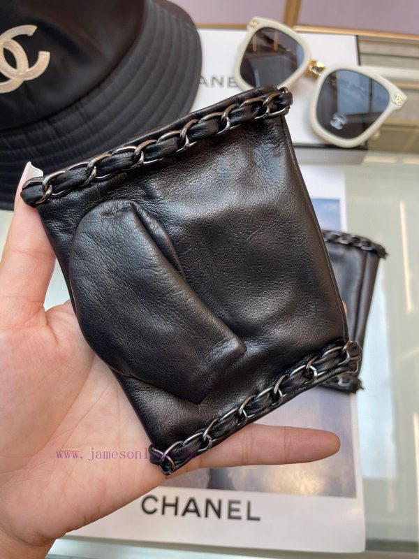 ‼ Chanel Europe's new top women's high-end half finger gloves are 100% made of imported sheuwa0izm8 - Image 5