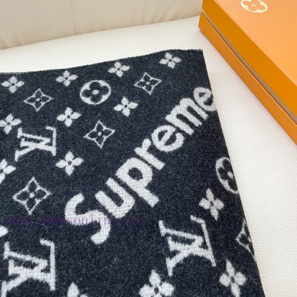 The best Superme super soft and sticky LV Supreme LV co branded scarf Red to Half the Sky ️ k7mjoqyu - Image 8
