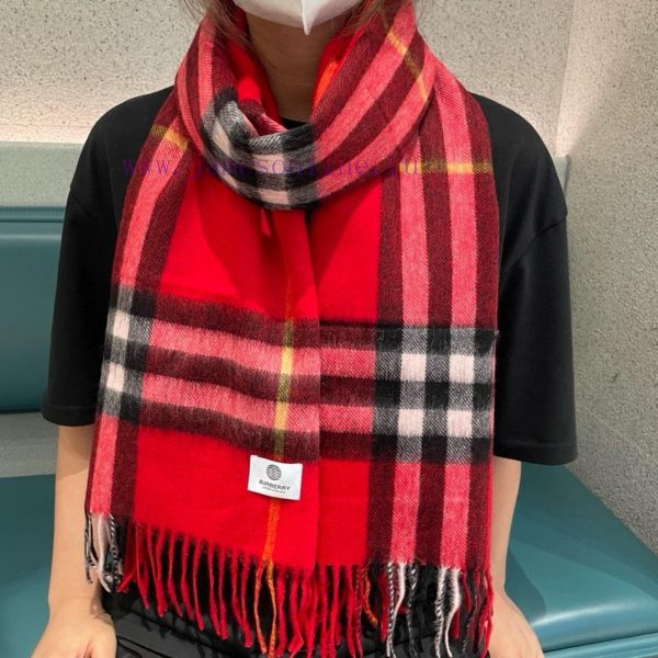 Ace reputation Burberry deep water ripple classic cashmere plaid scarf ‼ The latest productsty334q39