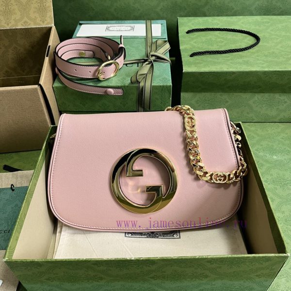 Gucci Underarm bag back detail picture (with full chain) Gucci Blondie interlocking light pi zh9kimbn