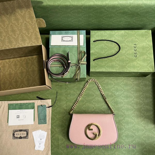 Gucci Underarm bag back detail picture (with full chain) Gucci Blondie interlocking light pi zh9kimbn - Image 10