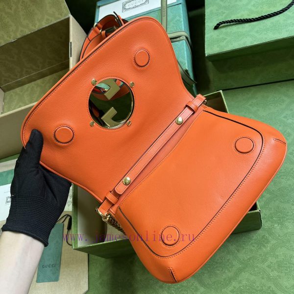 Gucci Underarm bag back detail picture (with full chain) Gucci Blondie interlocking light pi x0hx1ril - Image 8
