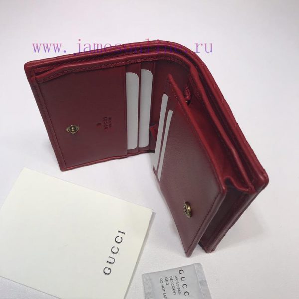 Gucci Women's short clip quality, product, actual shot 466492, big red size, width 11X heigh 627r7hla - Image 8