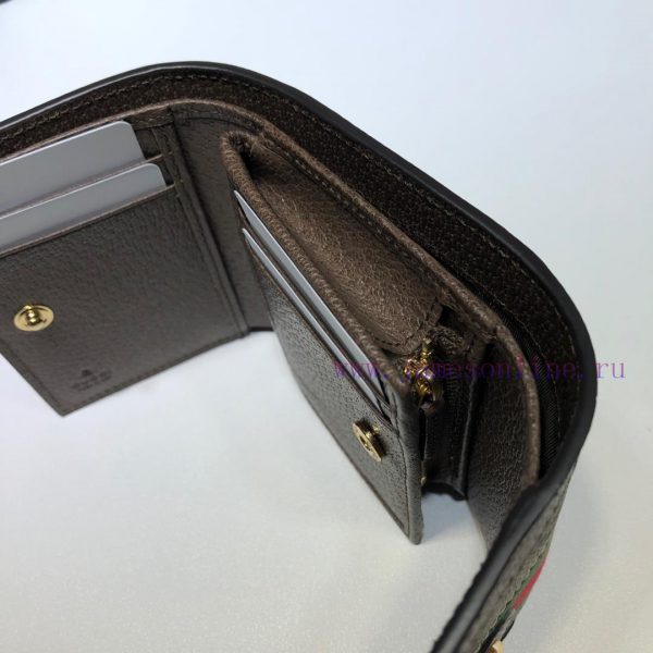 Gucci Women's short clip new product quality, goods, actual shooting model number 523174 bro bnu1nsz3 - Image 7