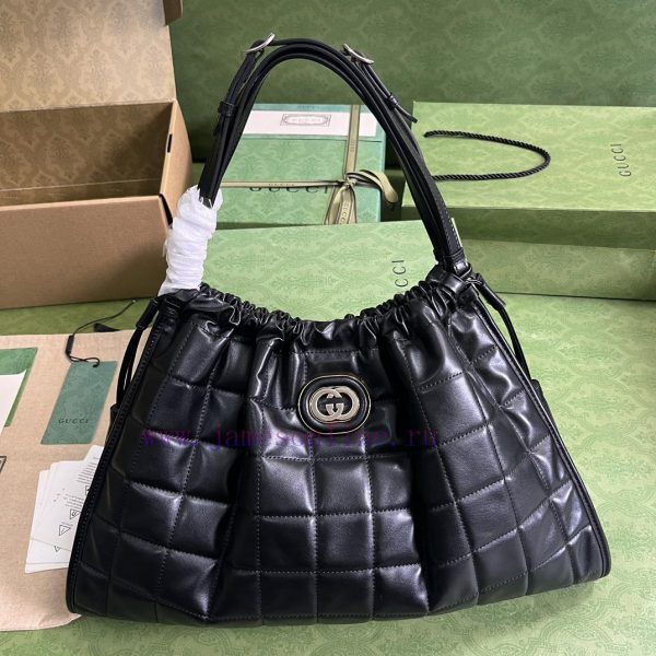 Gucci The upgraded Gucci Deco series medium-sized quilted tote bag cleverly blends tradition jbzz6jyc