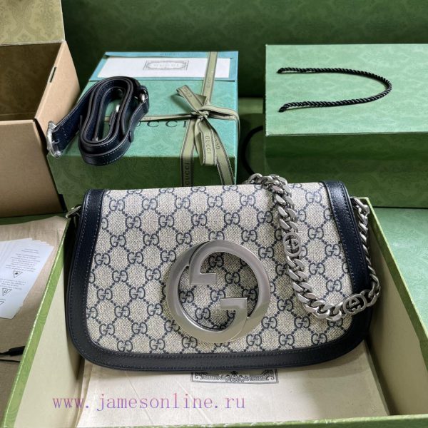 Gucci The Gucci Blondie shoulder bag combines retro elements with collection details, paying yqueaqby - Image 2