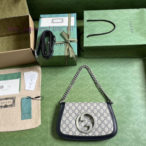 Gucci The Gucci Blondie shoulder bag combines retro elements with collection details, paying yqueaqby - Image 10
