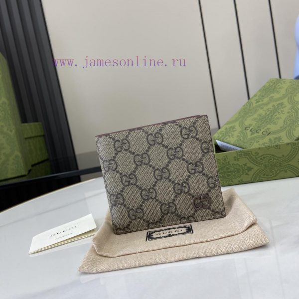 Gucci This men's wallet, adorned with GG details, Gucci small leather accessories, breaks th ukjjvlwt