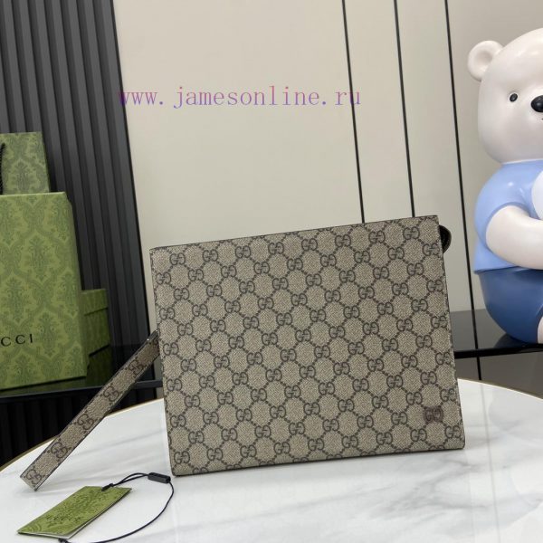 Gucci As the iconic material of the brand, GG Supreme canvas has become the main fabric in G grbnhzpy