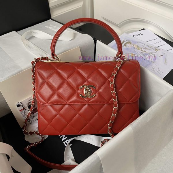 Chanel Bag Chanel Trendy 24C AS92236 CC controller model has made a comeback with its classi 9zsdx8wh