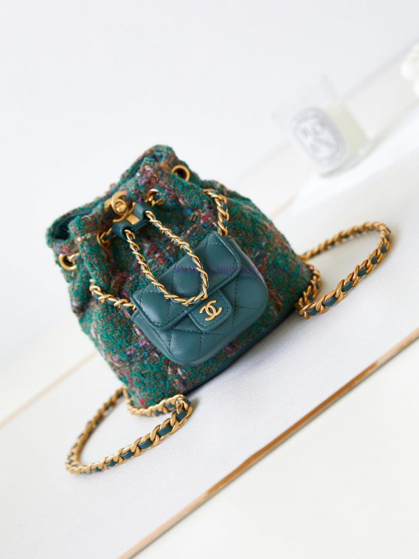 Chanel Bag The new mother and child backpack of 23A is so cute~The small bag has very good c lso26tpl