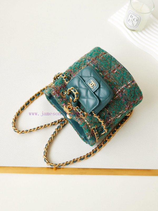 Chanel Bag The new mother and child backpack of 23A is so cute~The small bag has very good c lso26tpl - Image 7