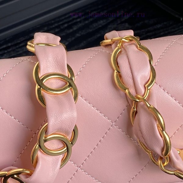 Chanel Bag  Chanel ? 24K advanced feeling AS5176 armpit bag double C thick chain: sheepskin 6ri87drk - Image 5