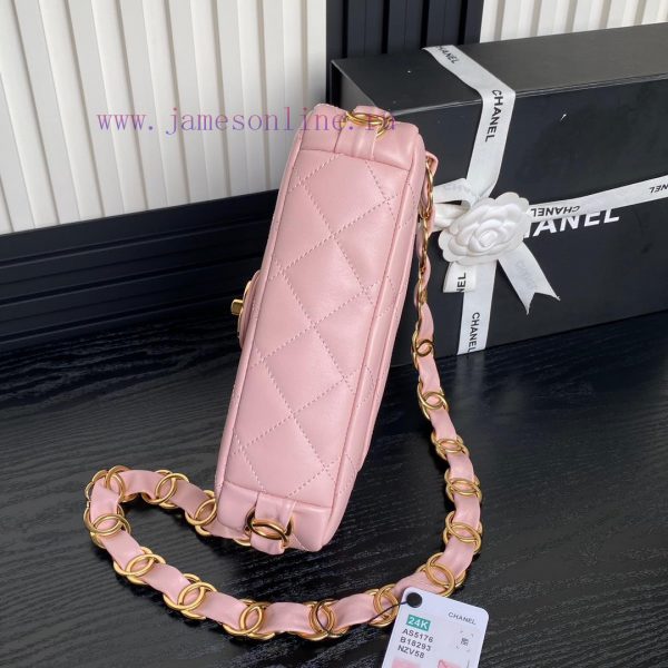 Chanel Bag  Chanel ? 24K advanced feeling AS5176 armpit bag double C thick chain: sheepskin 6ri87drk - Image 7
