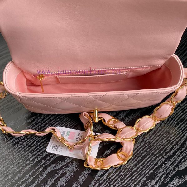 Chanel Bag  Chanel ? 24K advanced feeling AS5176 armpit bag double C thick chain: sheepskin 6ri87drk - Image 9