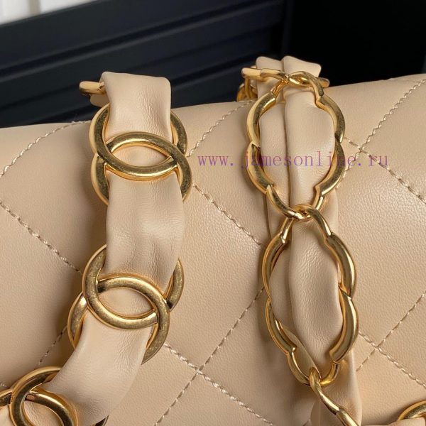 Chanel Bag  Chanel ? 24K advanced feeling AS5176 armpit bag double C thick chain: sheepskin 5ohpijed - Image 5