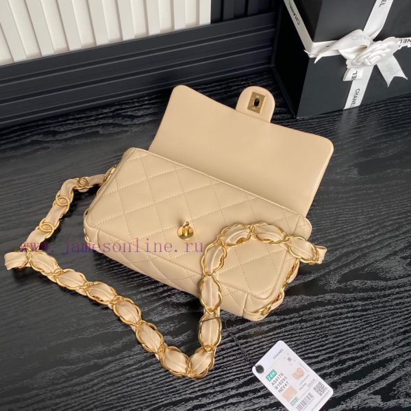 Chanel Bag  Chanel ? 24K advanced feeling AS5176 armpit bag double C thick chain: sheepskin 5ohpijed - Image 9