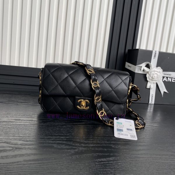 Chanel Bag  Chanel ? 24K advanced feeling AS5176 armpit bag double C thick chain: sheepskin 09vsnzwa