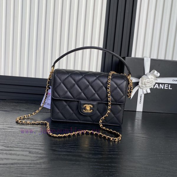 Chanel Bag  Chanel ? 24K Classic Mouth Cover Bag AS5166 Full of Retro Style Grain Calfskin H 6xwrltj8