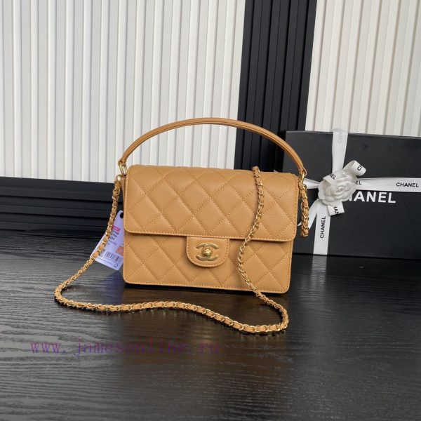 Chanel Bag  Chanel ? 24K Classic Mouth Cover Bag AS5166 Full of Retro Style Grain Calfskin H 5zmcdaak