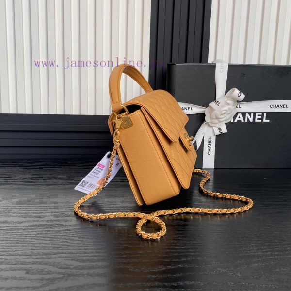 Chanel Bag  Chanel ? 24K Classic Mouth Cover Bag AS5166 Full of Retro Style Grain Calfskin H 5zmcdaak - Image 7