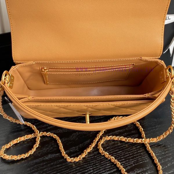Chanel Bag  Chanel ? 24K Classic Mouth Cover Bag AS5166 Full of Retro Style Grain Calfskin H 5zmcdaak - Image 9
