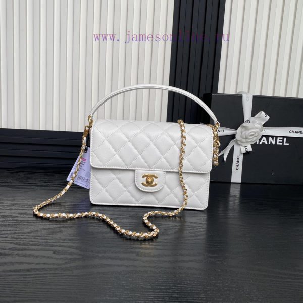 Chanel Bag  Chanel ? 24K Classic Mouth Cover Bag AS5166 Full of Retro Style Grain Calfskin H 9jhpqryo