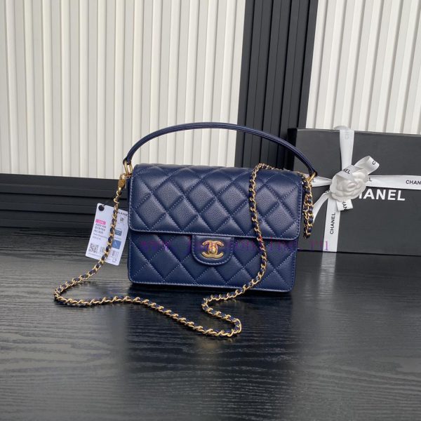 Chanel Bag  Chanel ? 24K Classic Mouth Cover Bag AS5166 Full of Retro Style Grain Calfskin H xpdshaji