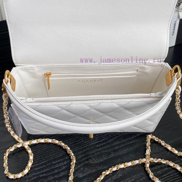 Chanel Bag  Chanel ? 24K Classic Mouth Cover Bag AS5166 Full of Retro Style Grain Calfskin H 9jhpqryo - Image 9