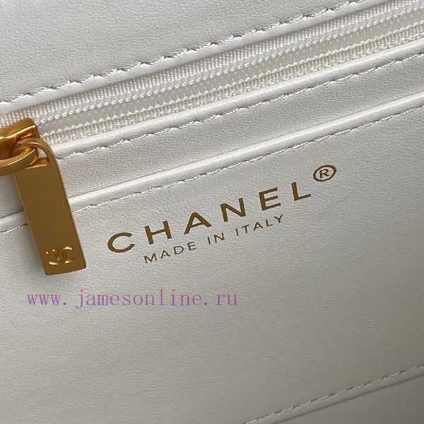 Chanel Bag  Chanel ? 24K Classic Mouth Cover Bag AS5166 Full of Retro Style Grain Calfskin H 9jhpqryo - Image 10