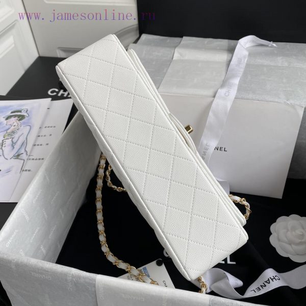 Chanel Bag   ↘️ The high-end French custom-made Chanel Classic Flap Bag A01112 caviar embodi np3i9szg - Image 7