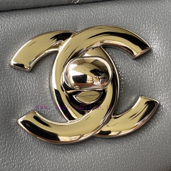 Chanel Bag Tin Ash | French high-end custom product Chanel Classic Flap Bag A01112 interpret mh5a016b - Image 4