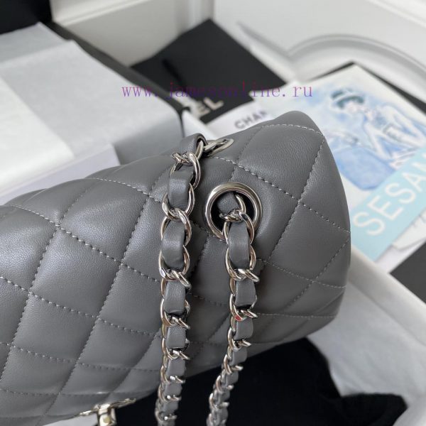 Chanel Bag Tin Ash | French high-end custom product Chanel Classic Flap Bag A01112 interpret mh5a016b - Image 5