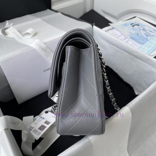 Chanel Bag Tin Ash | French high-end custom product Chanel Classic Flap Bag A01112 interpret mh5a016b - Image 6