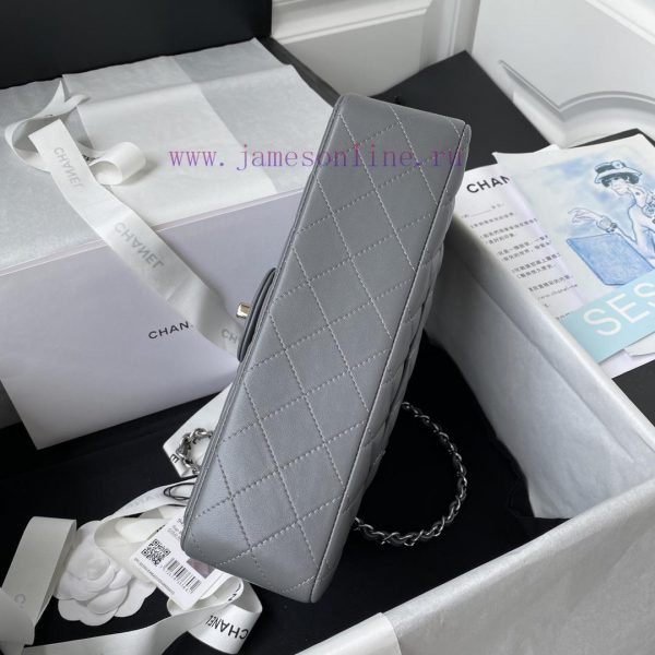 Chanel Bag Tin Ash | French high-end custom product Chanel Classic Flap Bag A01112 interpret mh5a016b - Image 7