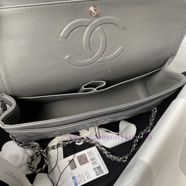 Chanel Bag Tin Ash | French high-end custom product Chanel Classic Flap Bag A01112 interpret mh5a016b - Image 8