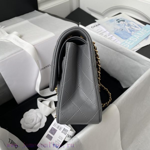 Chanel Bag Tin Ash | French high-end custom product Chanel Classic Flap Bag A01112 interpret ayw87950 - Image 6