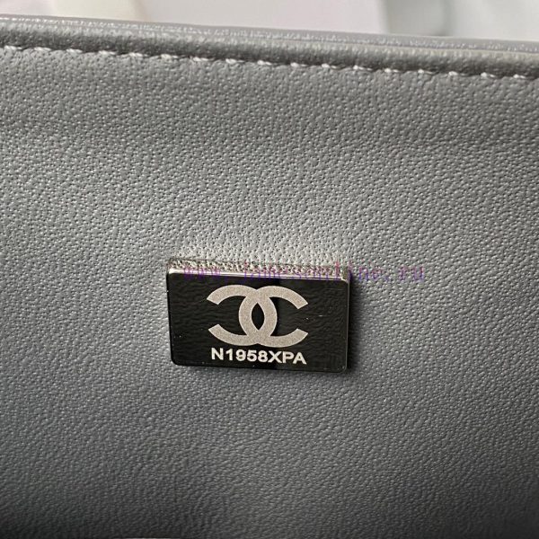 Chanel Bag Tin Ash | French high-end custom product Chanel Classic Flap Bag A01112 interpret mh5a016b - Image 9