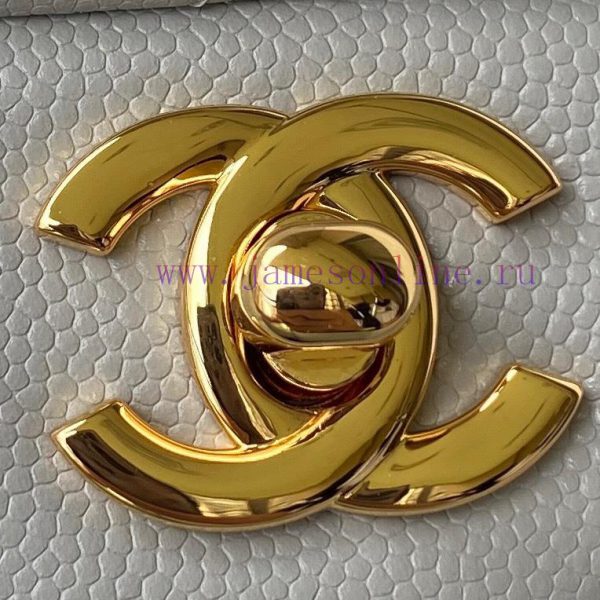 Chanel Bag   ↘️ The high-end French custom-made Chanel Classic Flap Bag A01112 caviar embodi nks4q3ss - Image 4