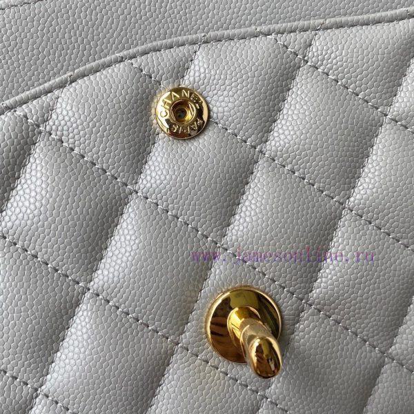 Chanel Bag   ↘️ The high-end French custom-made Chanel Classic Flap Bag A01112 caviar embodi nks4q3ss - Image 9