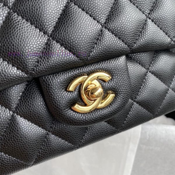 Chanel Bag   ↘️ The high-end French custom-made Chanel Classic Flap Bag A01112 caviar embodi t483uzxj - Image 4