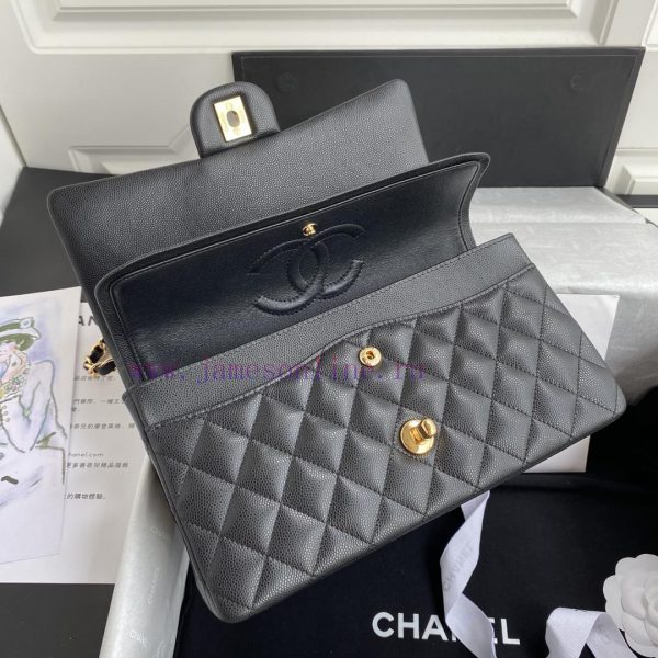 Chanel Bag   ↘️ The high-end French custom-made Chanel Classic Flap Bag A01112 caviar embodi t483uzxj - Image 8